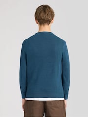 Plavo - Lyle & Scott Džemper Okrugli izrez za Dečaci - Slika 3 od 6