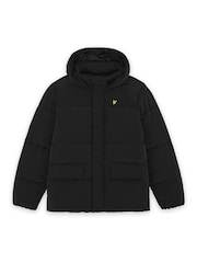 Lyle & Scott Black Nylon Padded Coat - Image 1 of 1