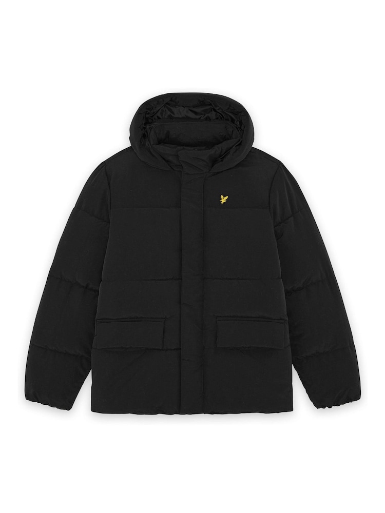 Lyle & Scott Black Nylon Padded Coat - Image 1 of 1