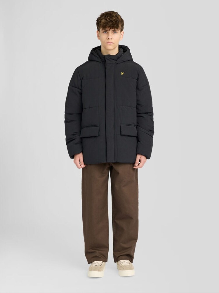 Lyle & Scott Black Nylon Padded Coat - Image 2 of 6 Lyle & Scott Black Nylon Padded Coat - Image 2 of 6