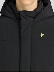 Lyle & Scott Black Nylon Padded Coat - Image 3 of 6