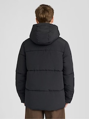 Lyle & Scott Black Nylon Padded Coat - Image 4 of 6