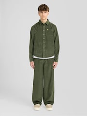 Lyle & Scott Green Cord Long Sleeve Shirt - Image 2 of 5