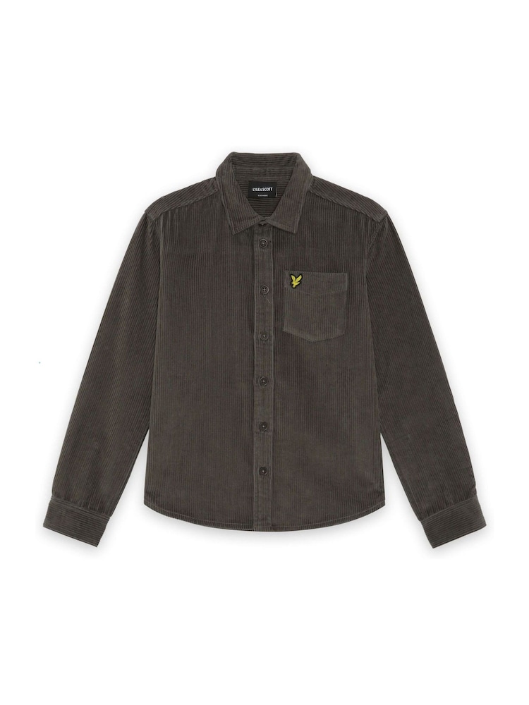 Lyle & Scott Green Cord Long Sleeve Shirt - Image 2 of 5