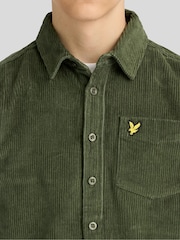 Lyle & Scott Green Cord Long Sleeve Shirt - Image 3 of 5