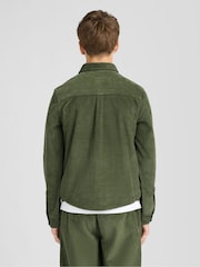 Lyle & Scott Green Cord Long Sleeve Shirt - Image 4 of 5