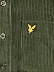 Lyle & Scott Green Cord Long Sleeve Shirt - Image 5 of 5