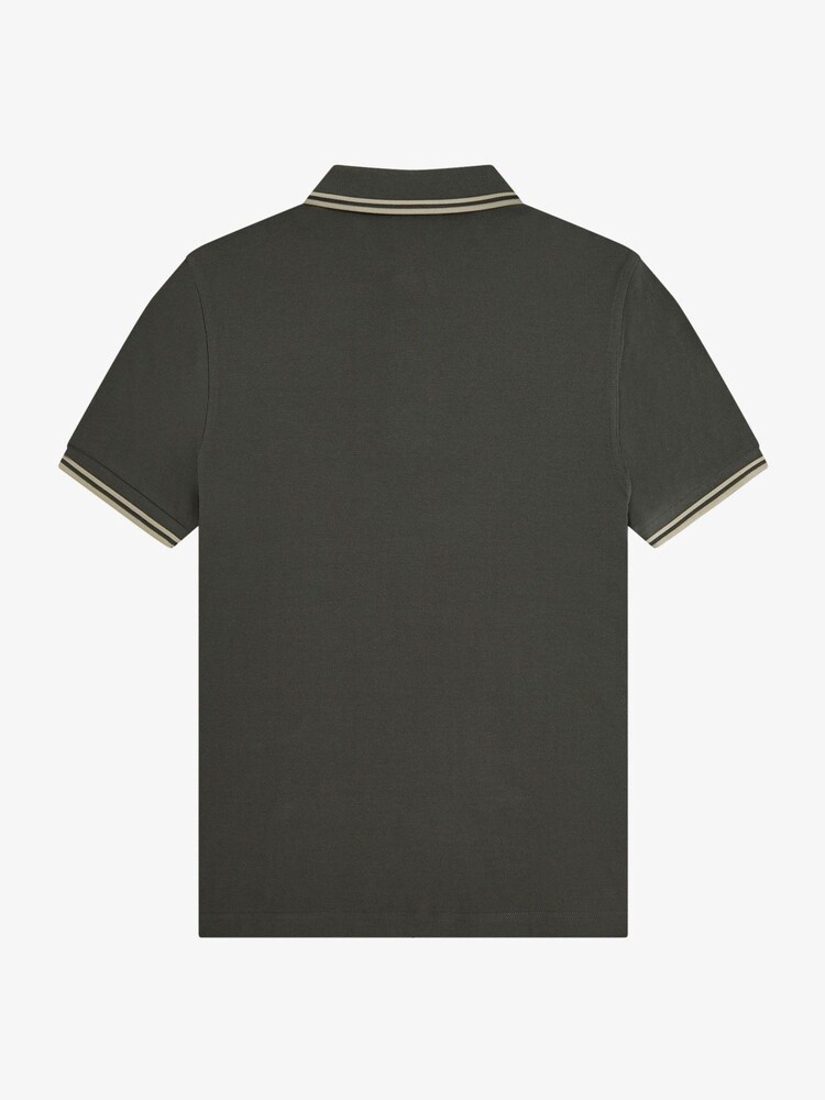 Fred Perry Green Twin Tipped Shirt - Image 2 of 2
