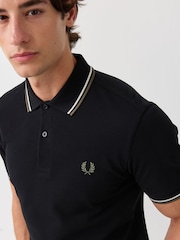 Jets Crno - Polo majica sa kratkim rukavom Fred Perry - Slika 4 od 6