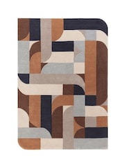 Asiatic Rugs Terracotta Matrix Klotski Rug - Image 2 of 5