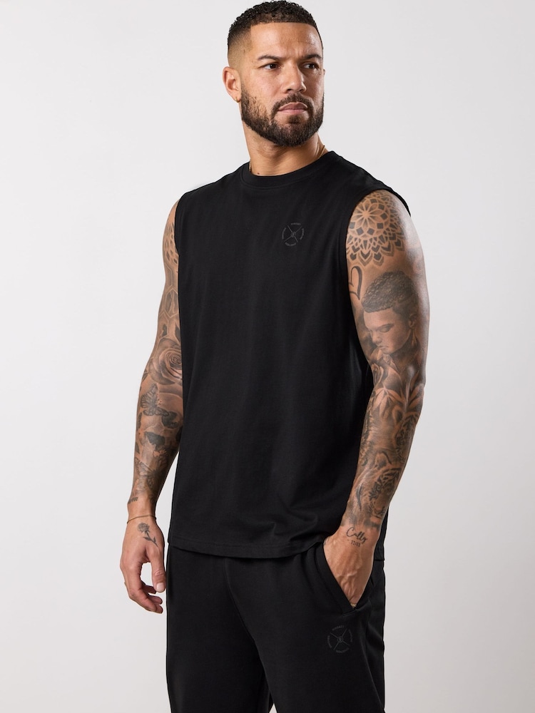 Gym King Black Stoic Esja Jersey Tank Top - Image 2 of 2