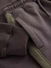 Mink Brown Funnel Neck Zip Up Joggers Set (3-16yrs) - Image 10 of 10