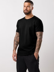 Gym King Black Stoic Krafla Jersey T-Shirt - Image 2 of 4