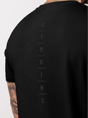 Gym King Black Stoic Krafla Jersey T-Shirt - Image 4 of 4