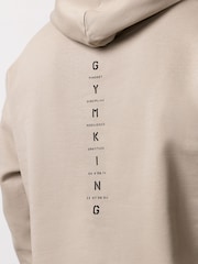 Gym King Brown Stoic Krafla Loopback Hoodie - Image 4 of 4