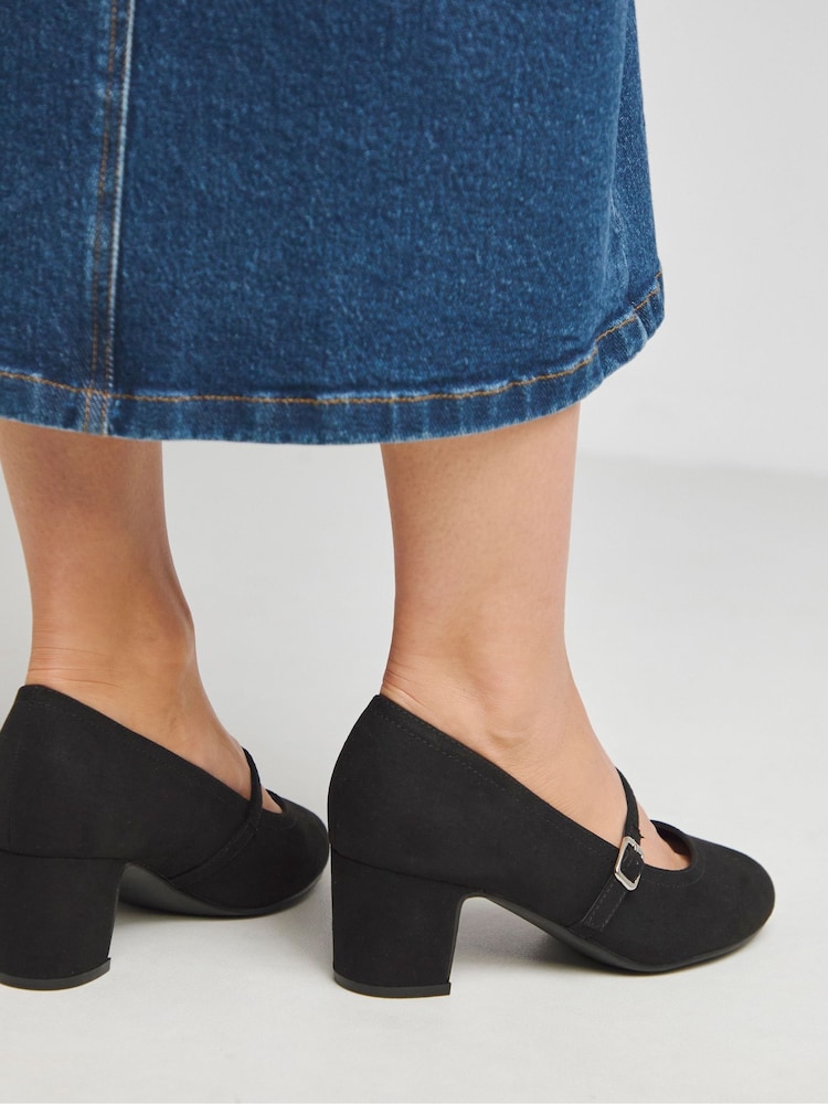 JD Williams נעלי מרי ג'יין עם עקב - תמונה 2 מתוך 4