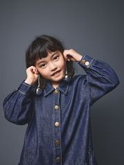 Denim Shirt Dress (3-16yrs) - Image 6 of 10