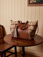 Radley Brown The Delphine Raffia Tote Bag - Image 3 of 8