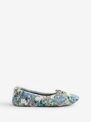 Laura Ashley Green Lichendale Ballet Slippers - Image 2 of 6