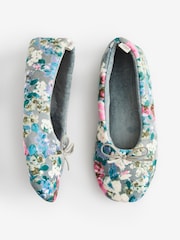 Laura Ashley Green Lichendale Ballet Slippers - Image 4 of 6