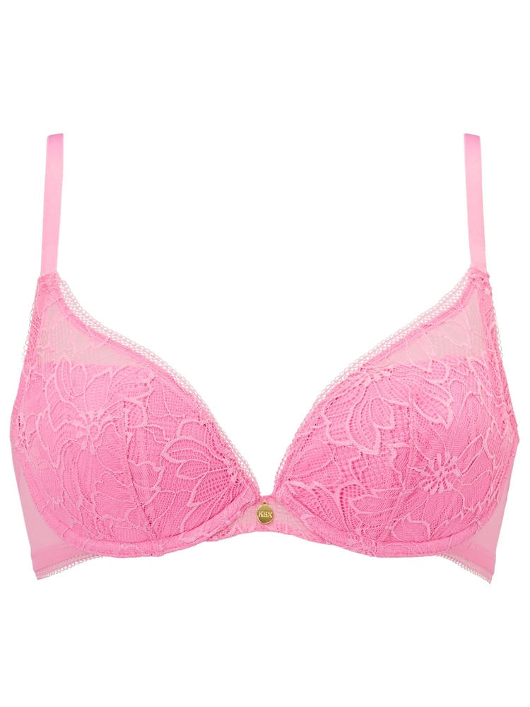 KBX Pink Pad Plunge Alice Lace Bra - Image 5 of 5 KBX Pink Pad Plunge Alice Lace Bra - Image 5 of 5