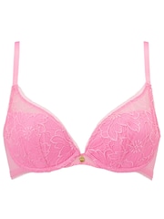 KBX Pink Pad Plunge Alice Lace Bra - Image 6 of 6