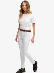 Superdry White High Rise Skinny Jeans - Image 3 of 9