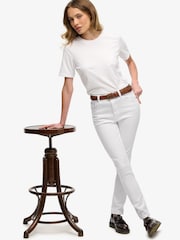 Superdry White High Rise Skinny Jeans - Image 6 of 9