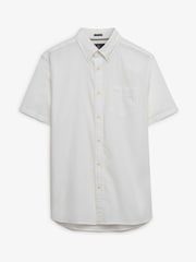 Superdry City 棉亚麻短袖衬衫 - 7的图像6｝