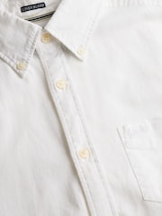 Superdry City 棉亚麻短袖衬衫 - 7的图像7｝