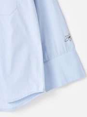 Oliver Bonas Hellblaues Besticktes Hemd mit Weiten Ärmeln - Bild 7 von 8