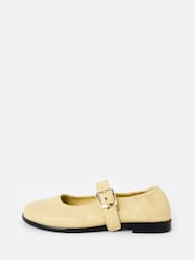 Oliver Bonas Leather Ballet Shoes - صورة 3 من 7
