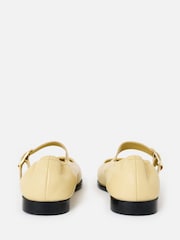 Oliver Bonas Leather Ballet Shoes - صورة 6 من 7
