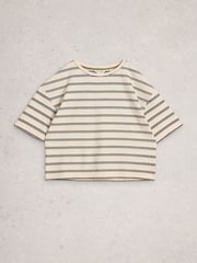White Stuff White Katya Stripe T-Shirt - Image 5 of 6