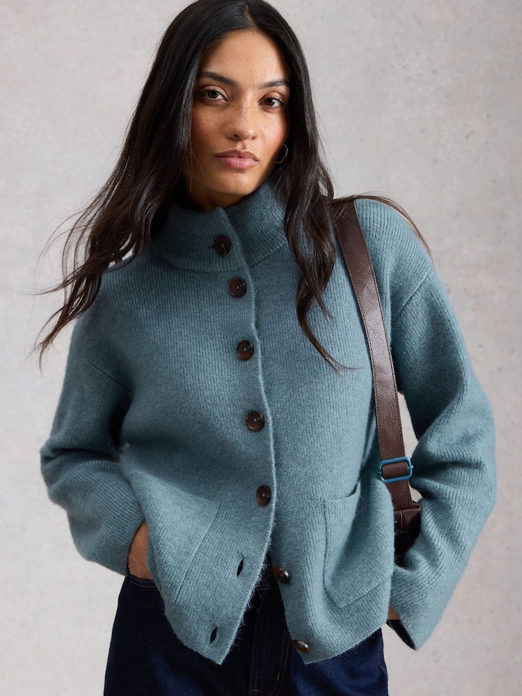 White Stuff Blue Margot Cardigan - Image 1 of 6