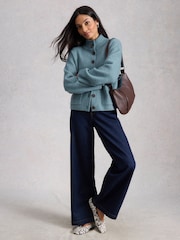 White Stuff Blue Margot Cardigan - Image 4 of 6