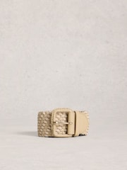 White Stuff Natural Leather Weave Belt - Image 1 of 3