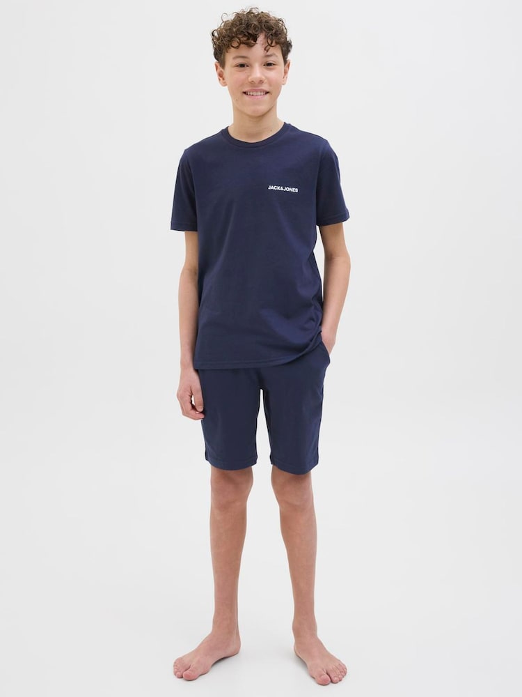 JACK & JONES Junior Loungewear T-Shirt And Shorts Set - תמונה 1 מתוך 6 JACK & JONES Junior Loungewear T-Shirt And Shorts Set - תמונה 1 מתוך 6