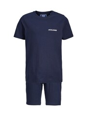 JACK & JONES Junior Loungewear T-Shirt And Shorts Set - תמונה 5 מתוך 6