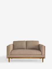 Chunky Basket Weave Dark Natural Kayden Sofa - Image 4 of 10