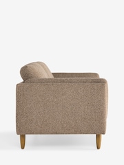Chunky Basket Weave Dark Natural Kayden Sofa - Image 5 of 10