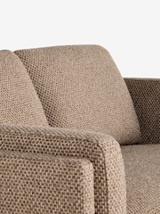 Chunky Basket Weave Dark Natural Kayden Sofa - Image 7 of 10