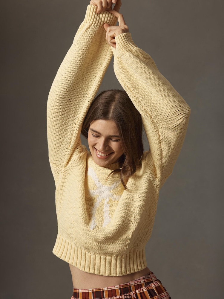Anthropologie Maeve The Pippa Mock-Neck Icon Edition Jumper - Image 4 of 4