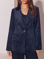 Lipsy Navy Cord Blazer - Image 4 of 6