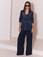 Lipsy Navy Cord Blazer - Image 5 of 6