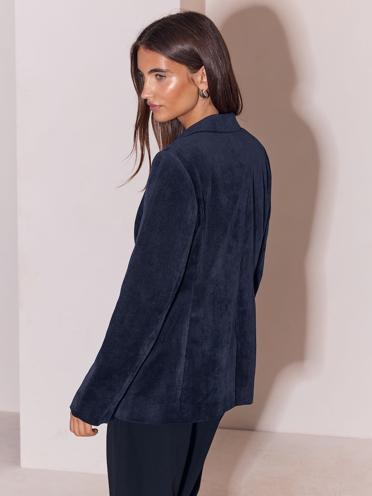 Lipsy Navy Cord Blazer - Image 6 of 6