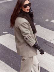 Lipsy Fur Collar Blazer - Image 6 de 6