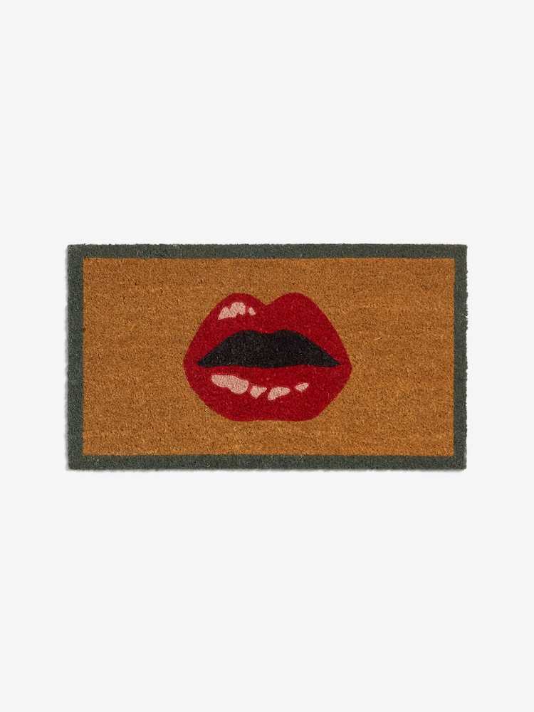 Rockett St George Lips Doormat - Image 1 of 1 Rockett St George Lips Doormat - Image 1 of 1