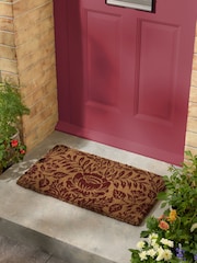 Laura Ashley Red Tufted Ashtead printed Doormat - Image 1 of 4
