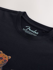 নীল - Fender Bear Regular Fit T-Shirt - 7এর মধ্যে 6 ছবি